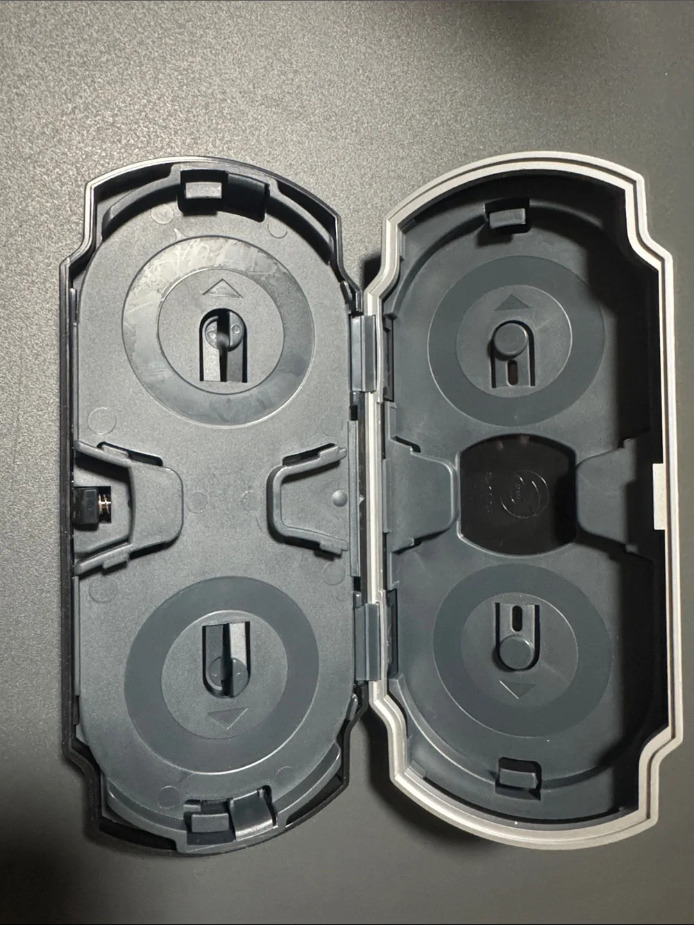 UMD Disc Case with Embossed Logo in Black